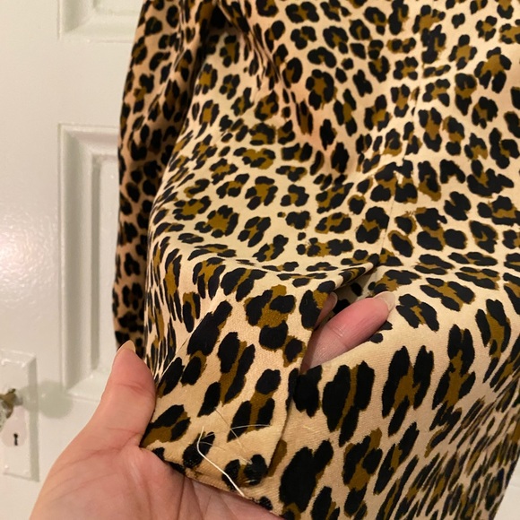 FRAME- classic cheetah-print Blazer/ leopard velvet blazer - Picture 11 of 16
